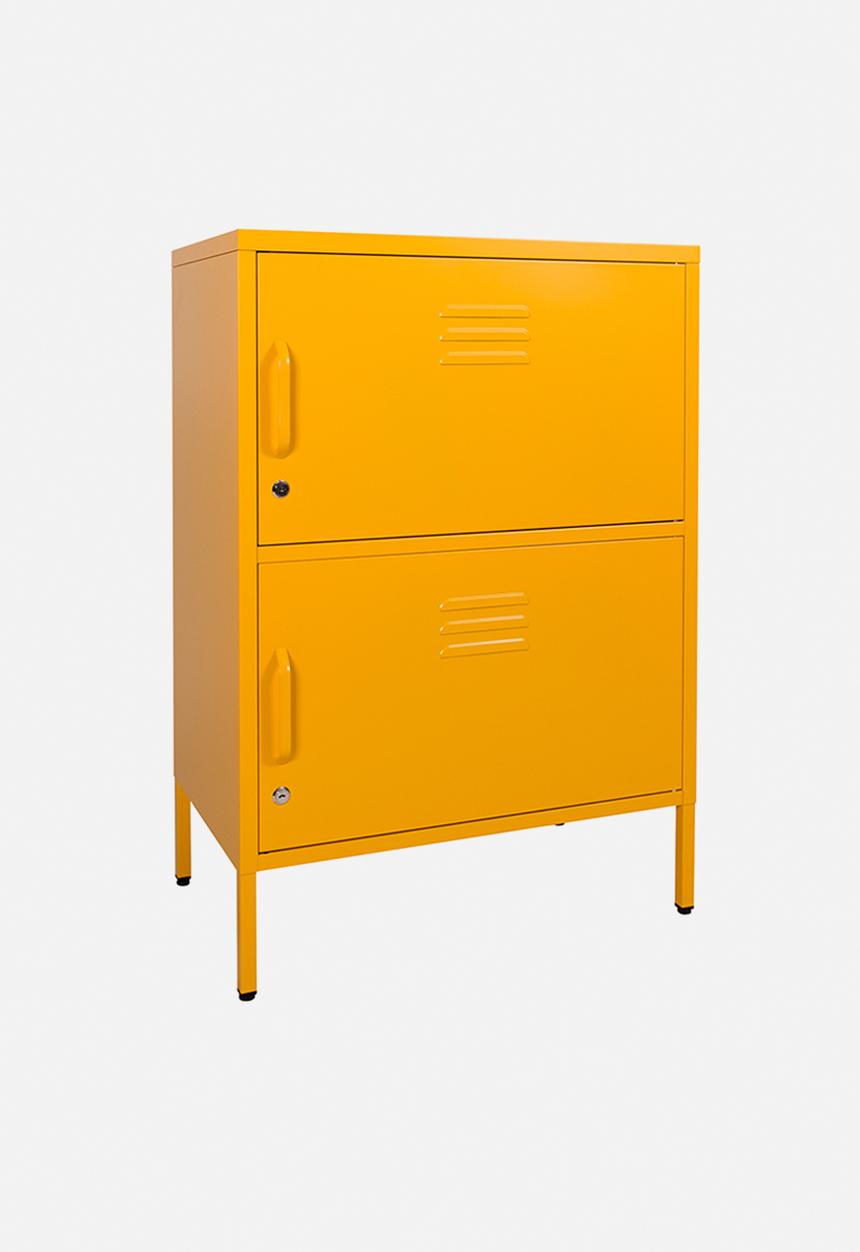 Popstrukt - Sugar Cube  Stack Cabinet - Honey