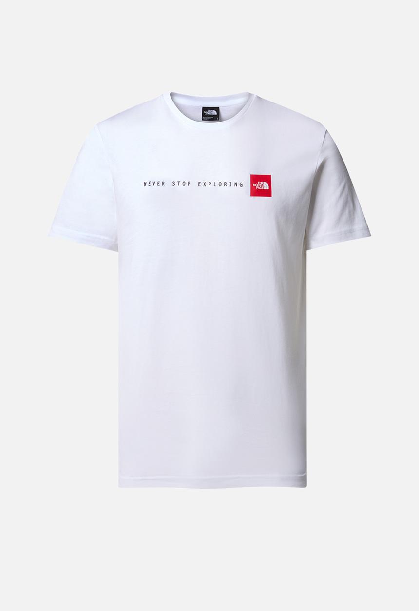 The North Face - M short sleeve never stop exploring tee - tnf white (fn4)