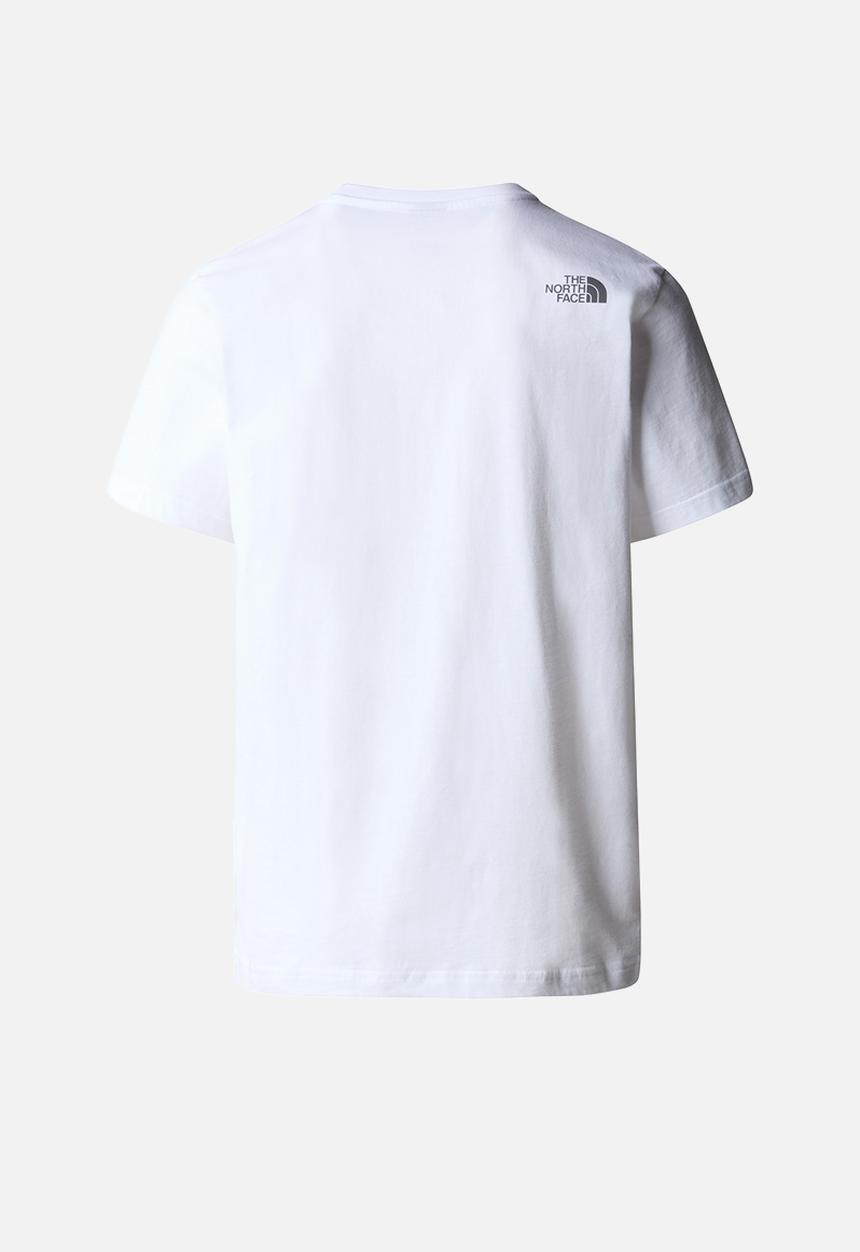 The North Face - M short sleeve mountain line tee - tnf white (fn4)