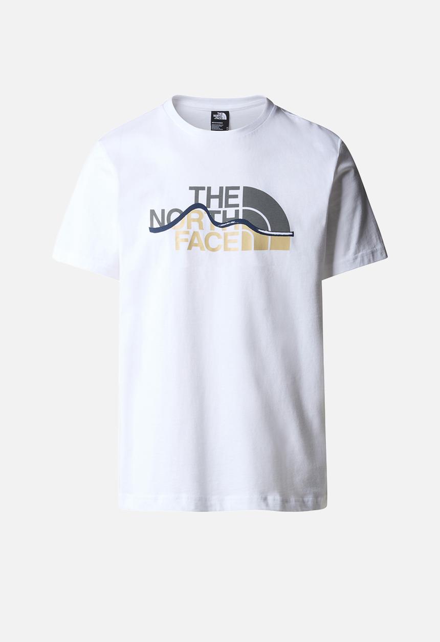The North Face - M short sleeve mountain line tee - tnf white (fn4)