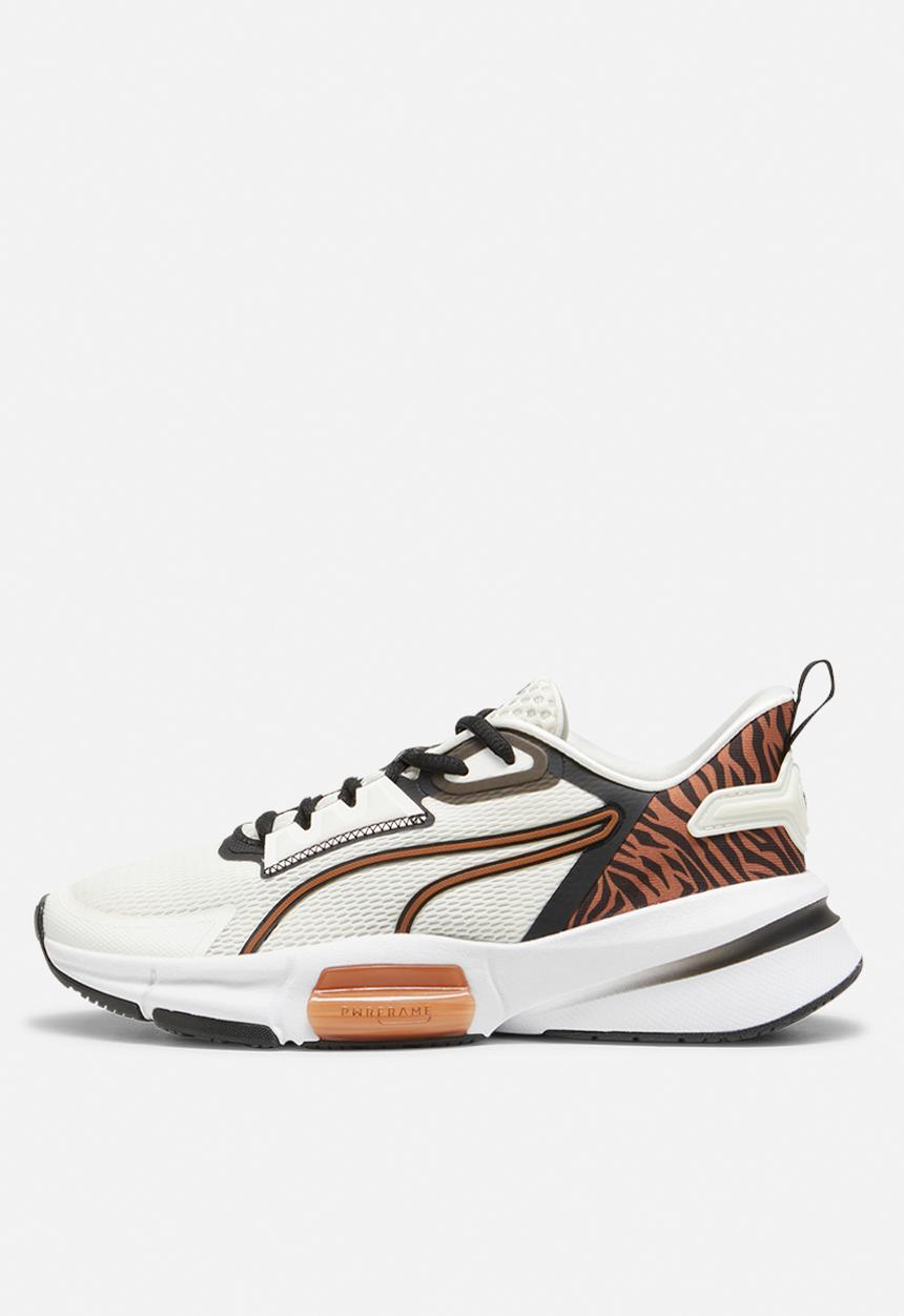 PUMA - PWRFrame TR 3 Wn's Animal Remix - Warm White-PUMA Black-Teak