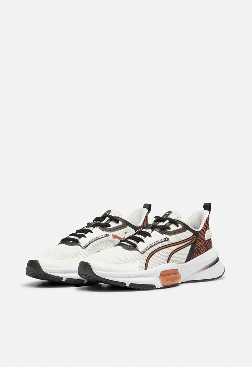 PUMA - PWRFrame TR 3 Wn's Animal Remix - Warm White-PUMA Black-Teak