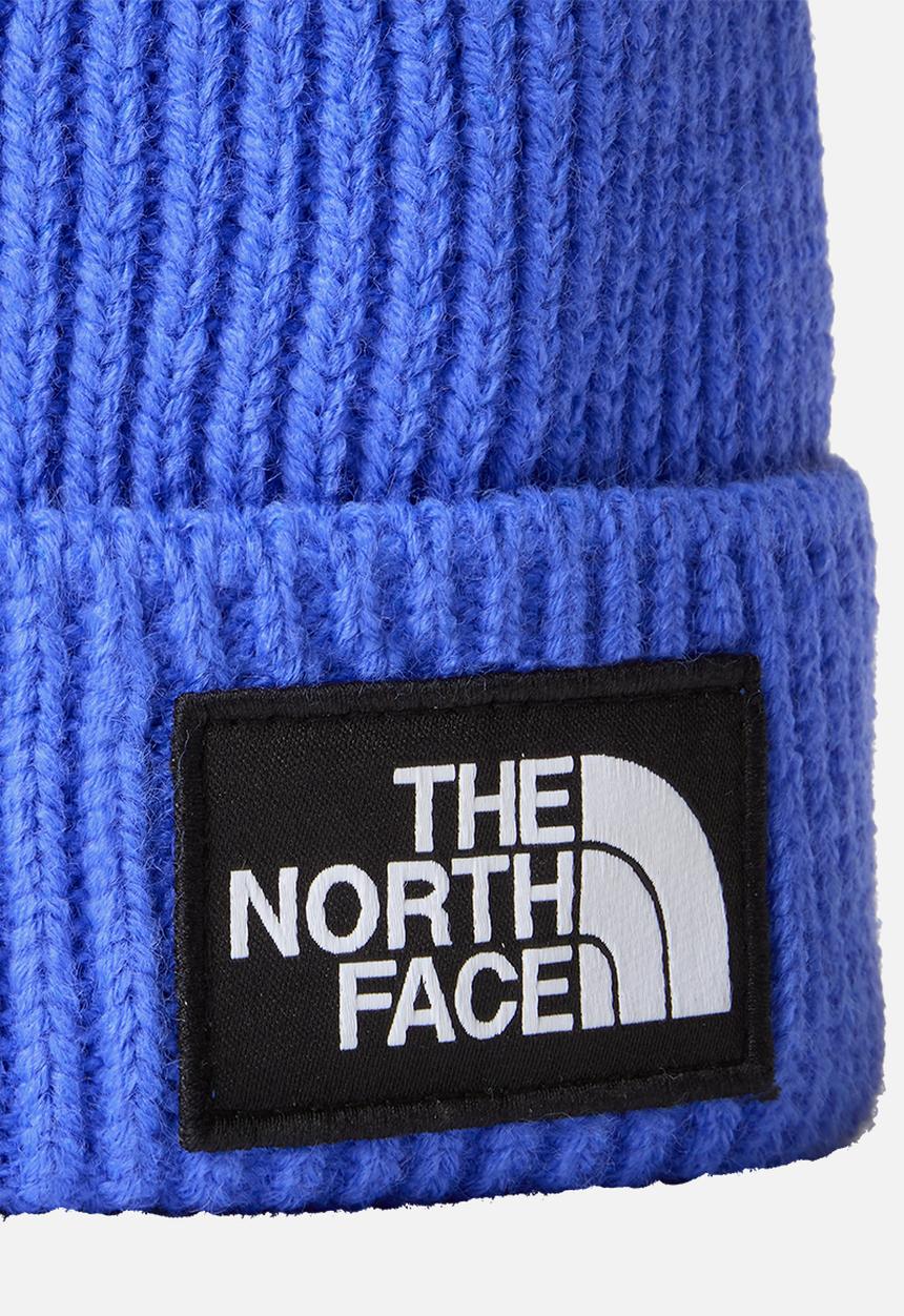 The North Face - Box logo cuffed beanie - blue