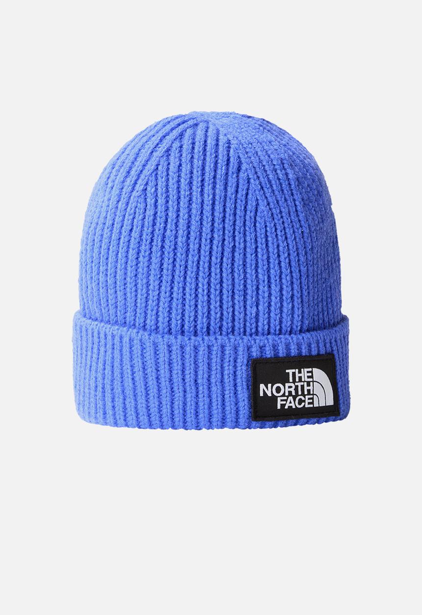 The North Face - Box logo cuffed beanie - blue
