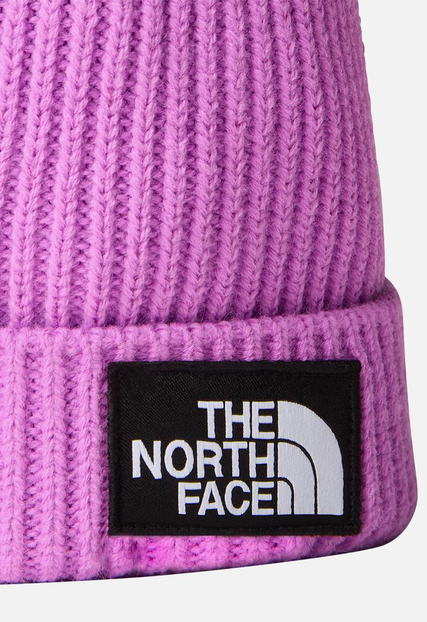 The North Face - Box logo cuffed beanie - violet