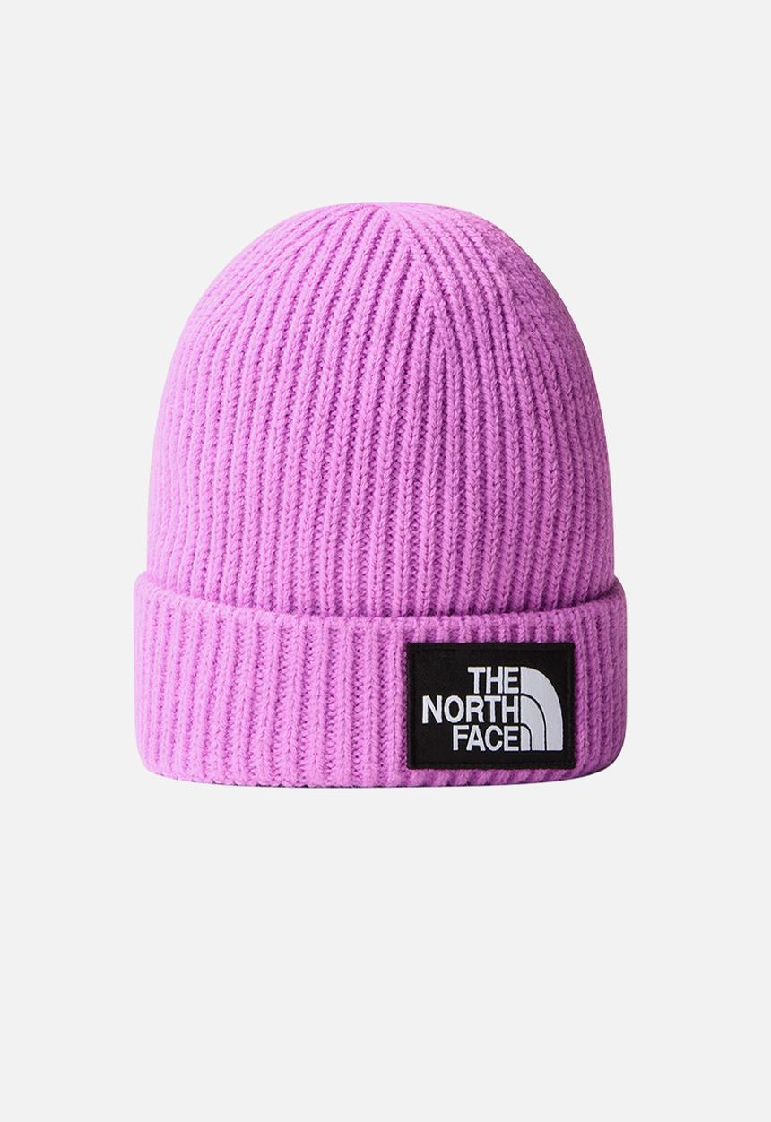 The North Face - Box logo cuffed beanie - violet