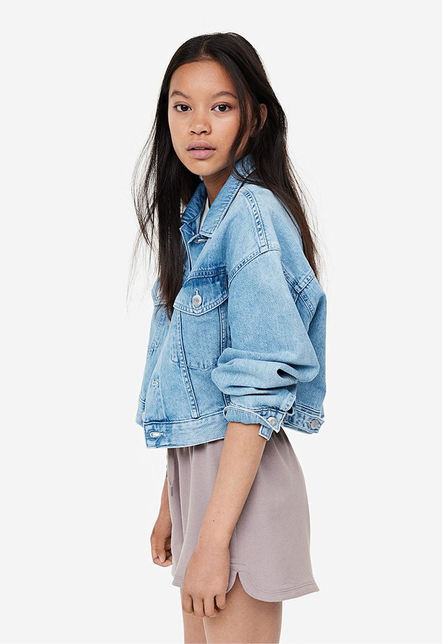 H&M - Cotton sweatshorts - mauve