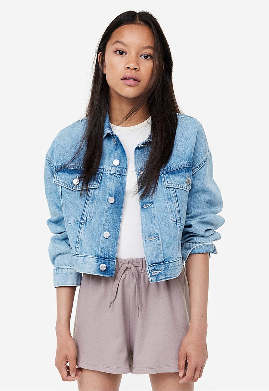 H&M - Cotton sweatshorts - mauve