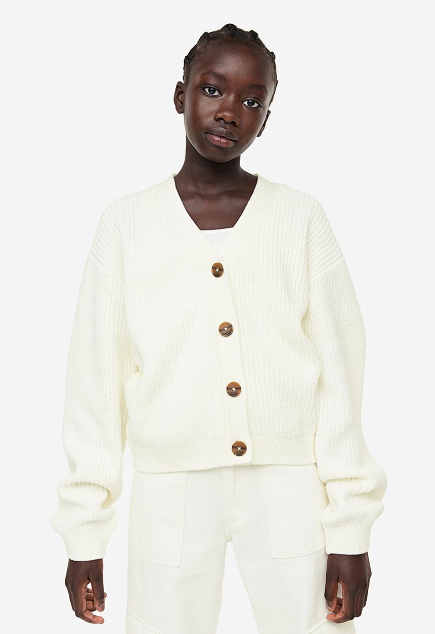 H&M - Knitted cardigan - white