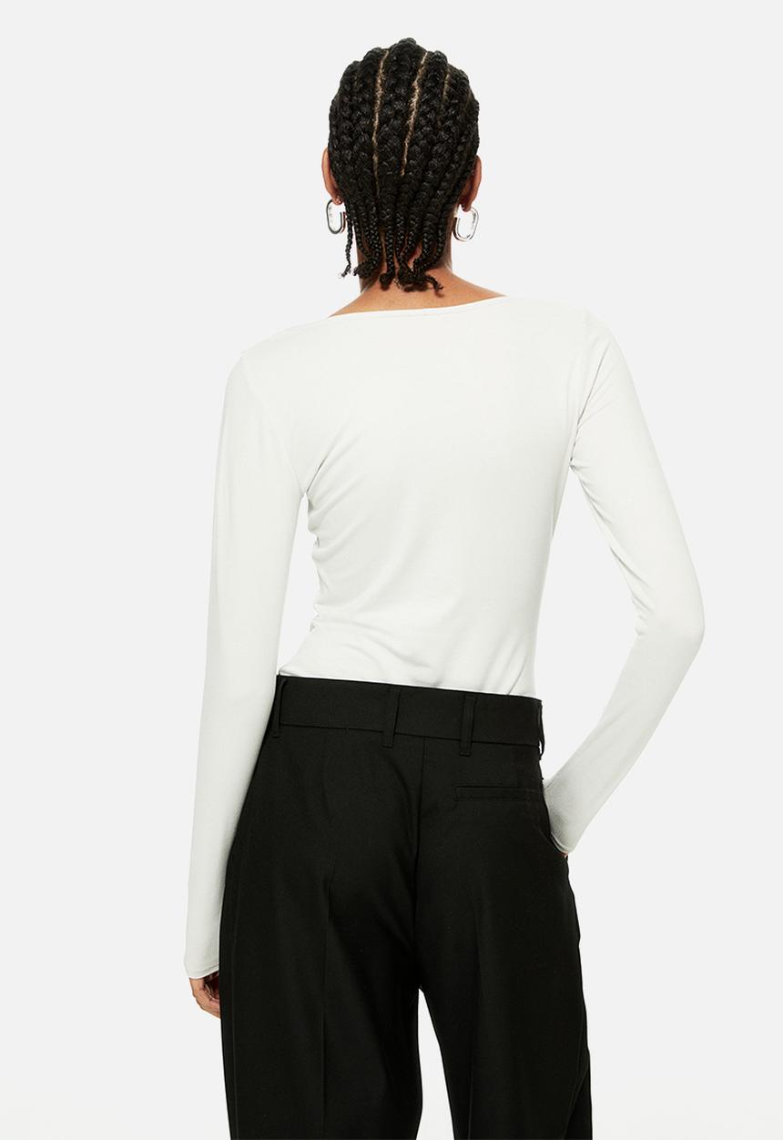 H&M - Jersey top - beige