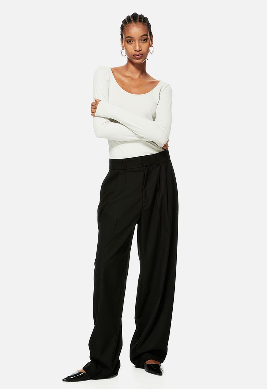 H&M - Jersey top - beige