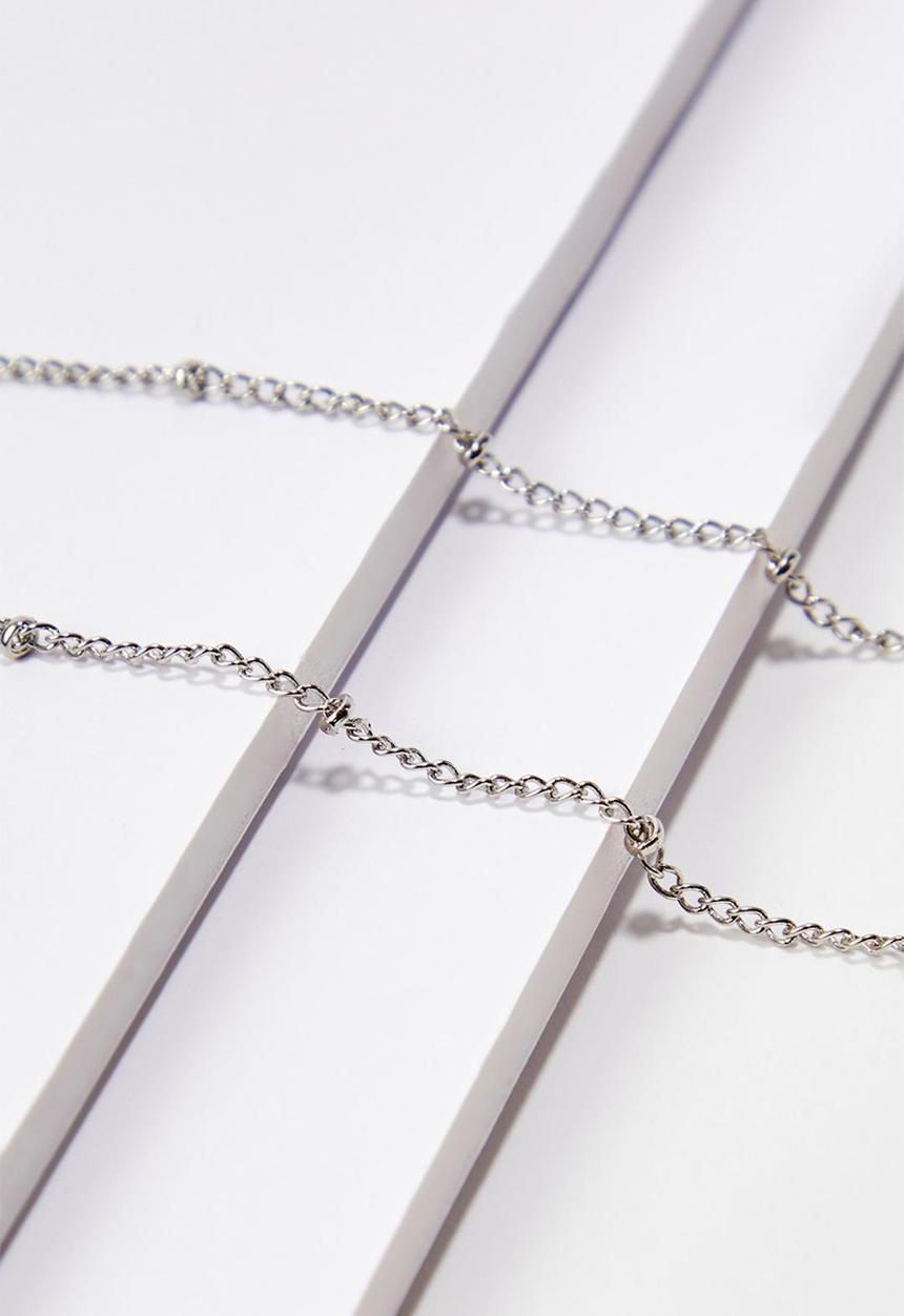boohooMAN - Fidget necklace - silver
