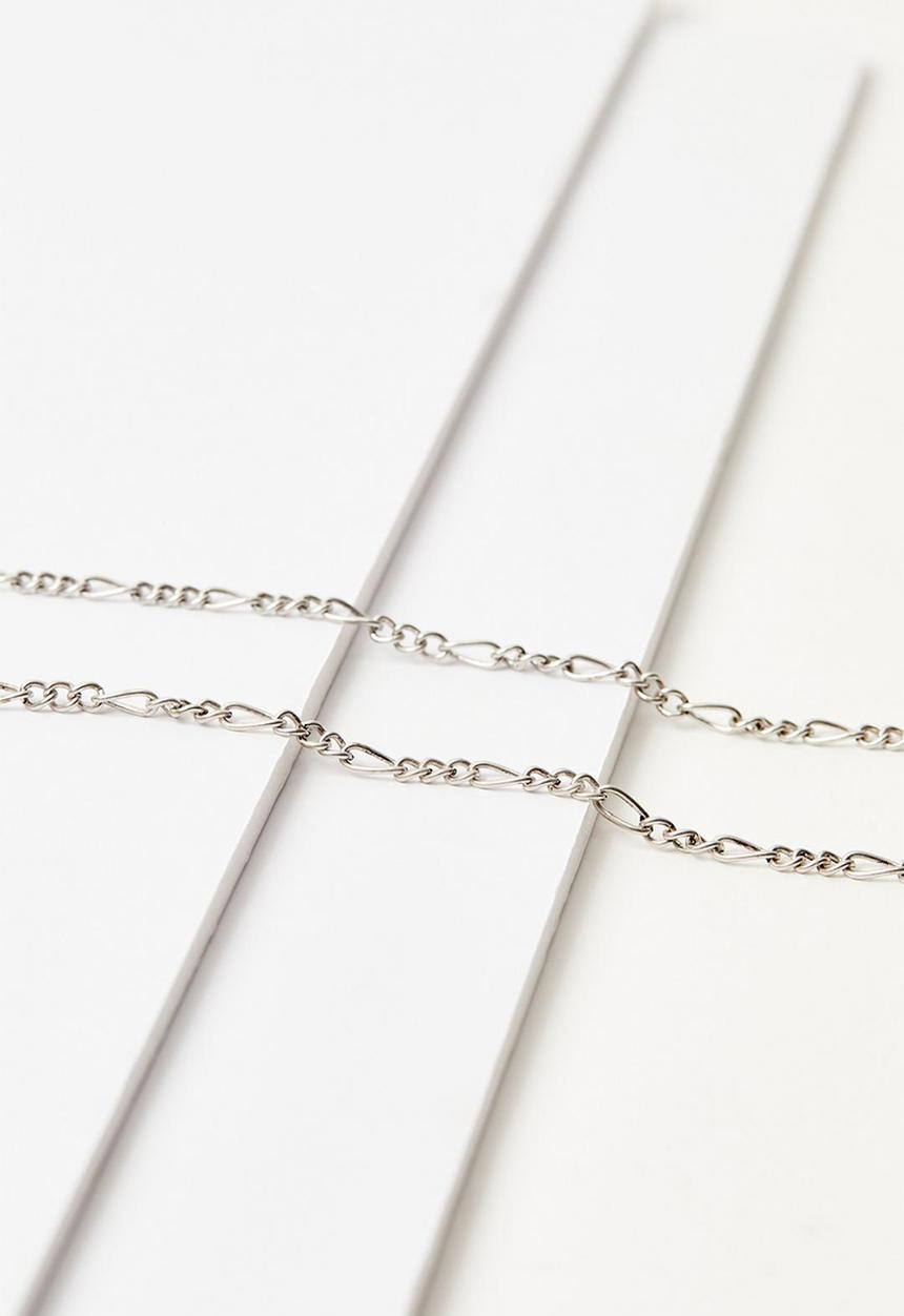boohooMAN - Pendant necklace - silver