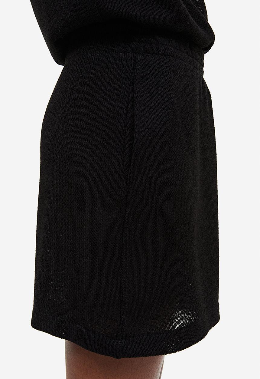 H&M - Jersey shorts - black