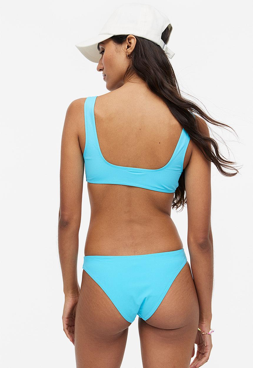 H&M - Padded bikini top - turquoise