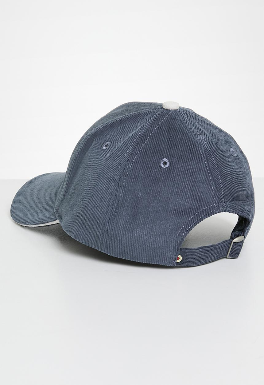Ben Sherman - Corduroy Peak Cap - Denim Blue A33