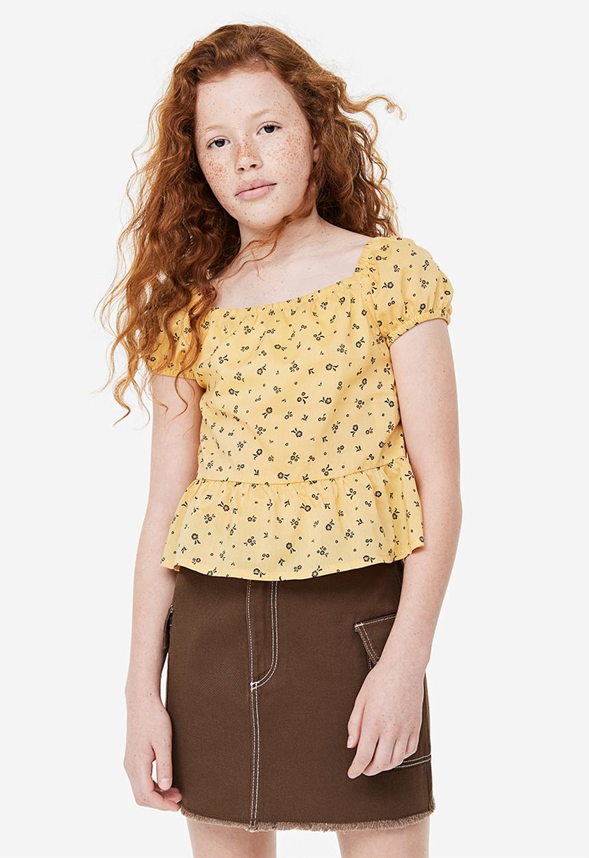 H&M - Twill cargo skirt - dark brown