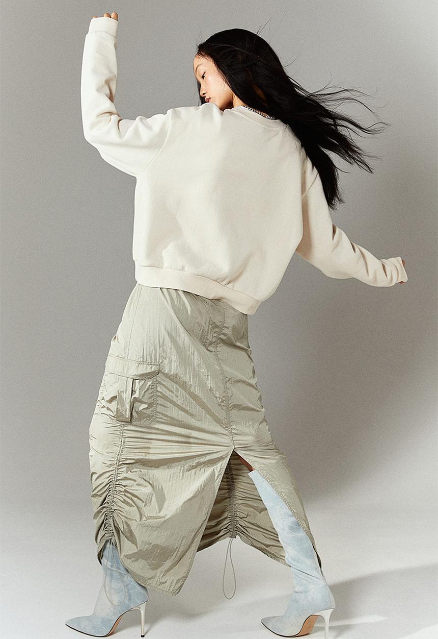 H&M - Printed sweatshirt - beige