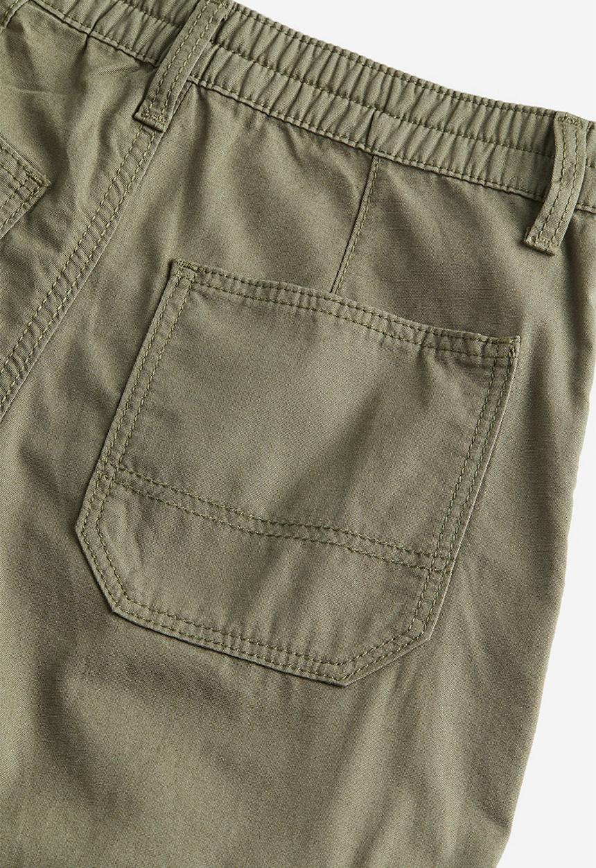 H&M - Wide cargo trousers - green
