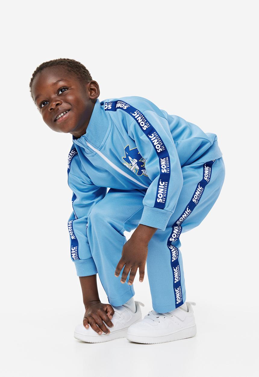 H&M - Side-panelled tracksuit - blue