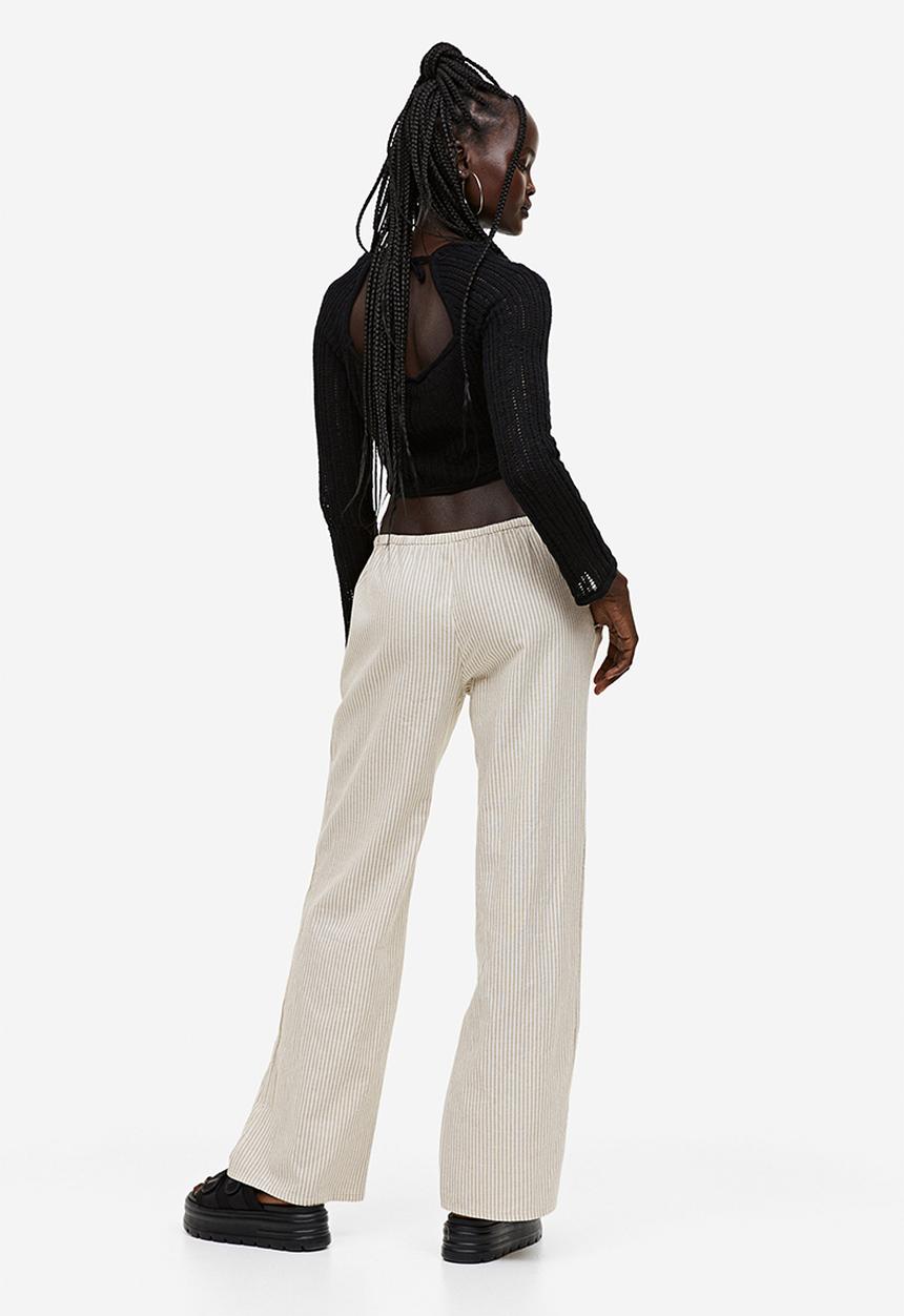 H&M - Wide trousers - beige
