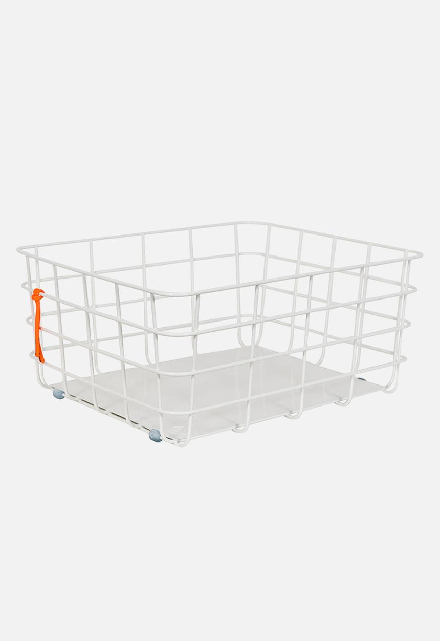 Popstrukt - Large Waffle Basket - White