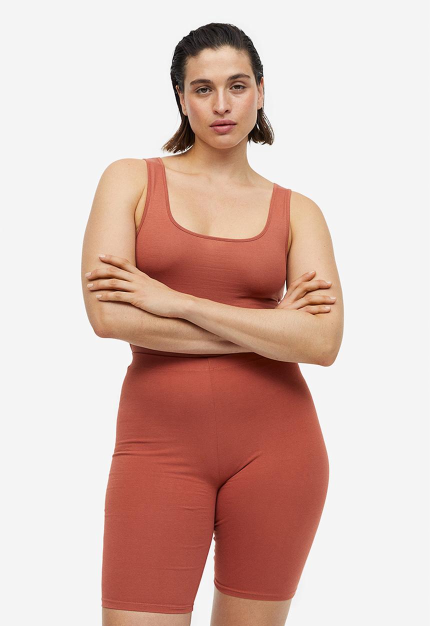H&M - Cycling shorts - brick red