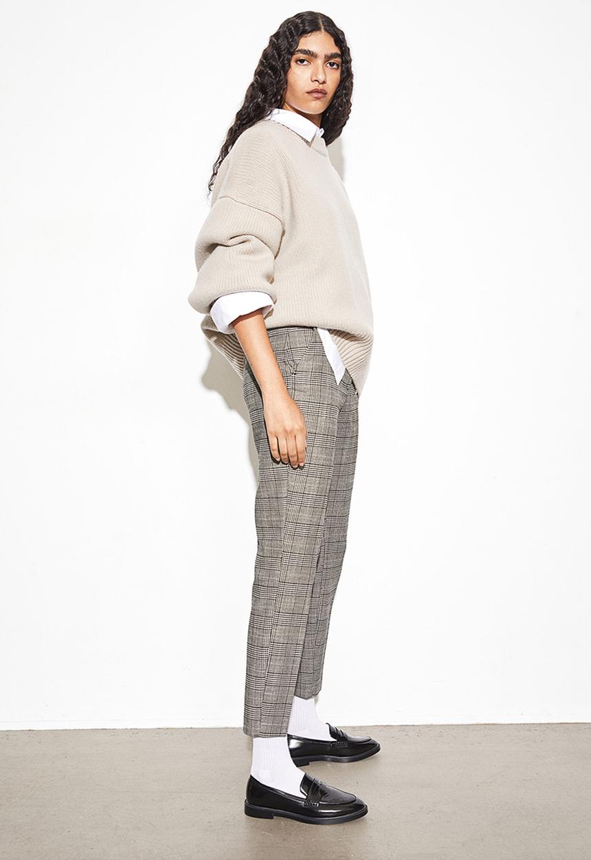 H&M - Cigarette trousers - multi, beige