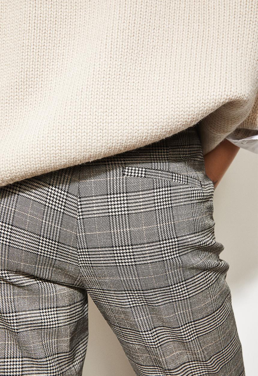 H&M - Cigarette trousers - multi, beige