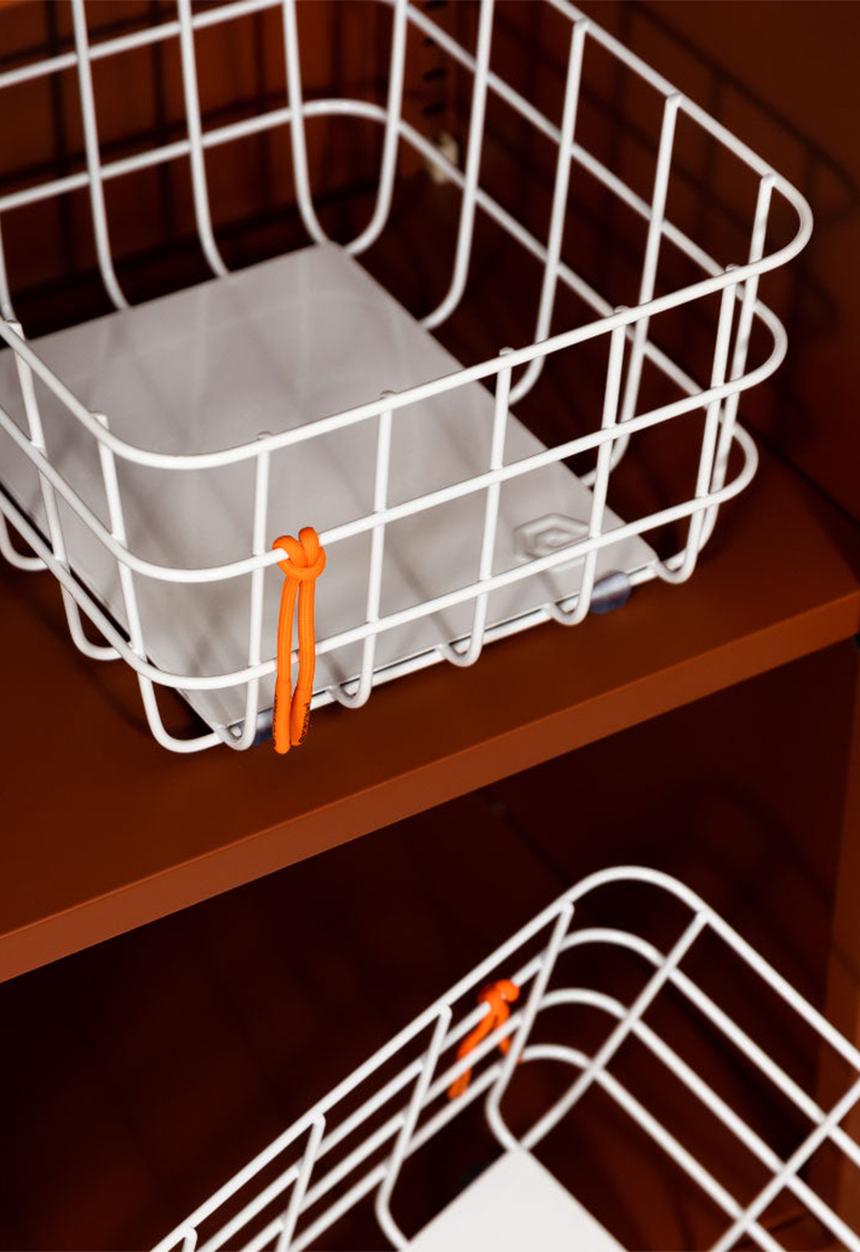 Popstrukt - Medium Waffle Basket - White