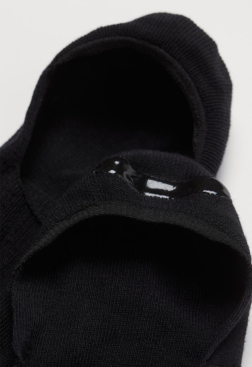H&M - 3-pack no-show socks - black