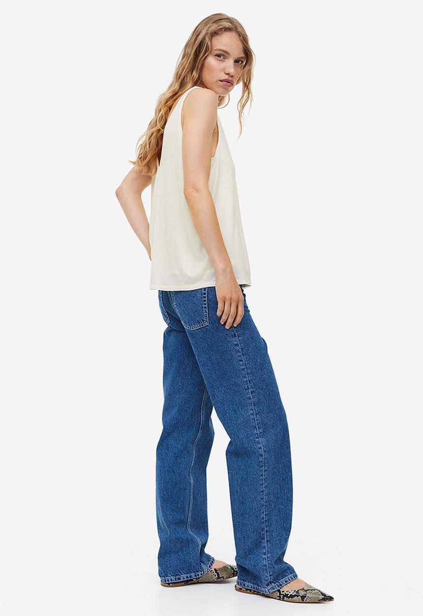 H&M - V-neck vest top - white
