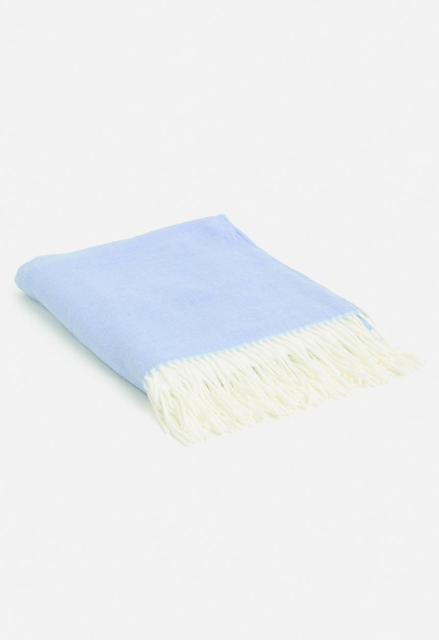 Sixth Floor - Spaced Stripe Throw - Blue
