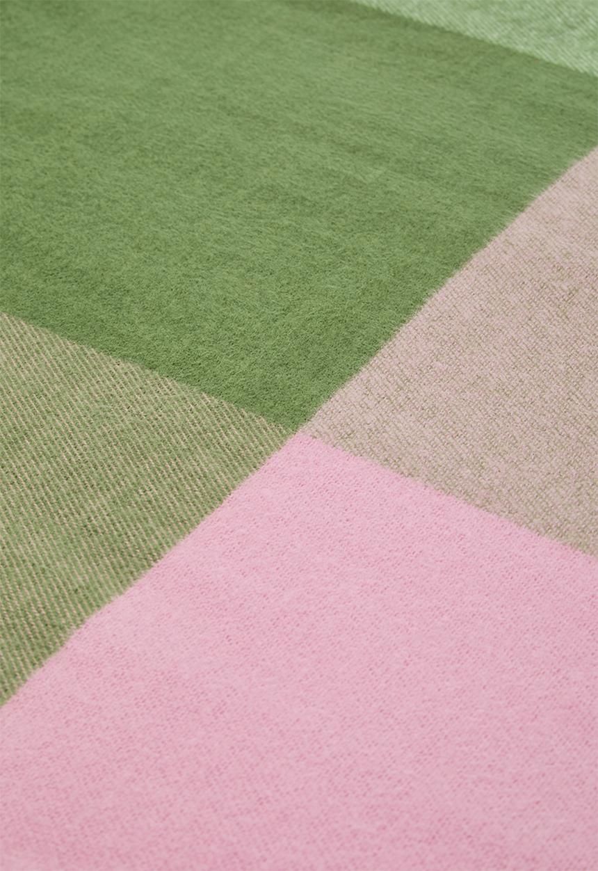 Sixth Floor - Autumn Check Throw - Lilac