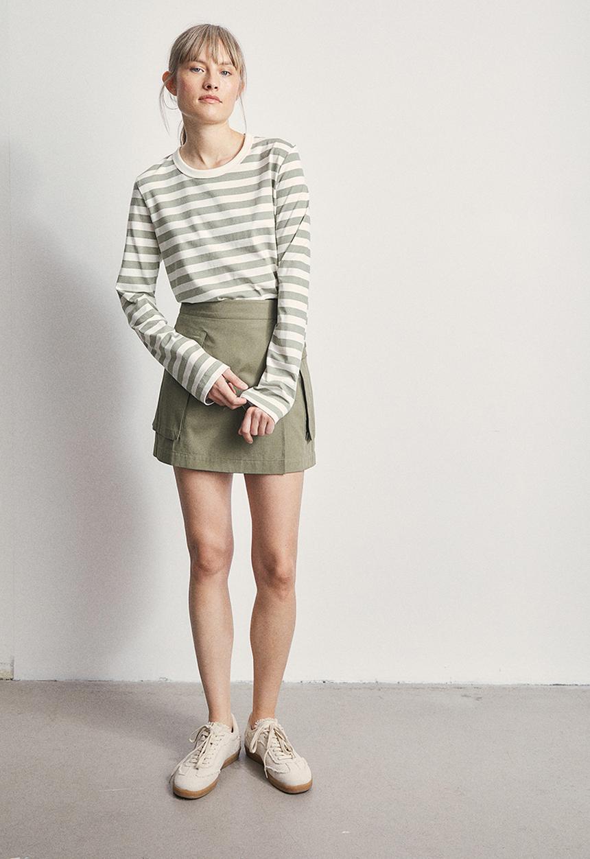 H&M - Cotton jersey top - green, multi