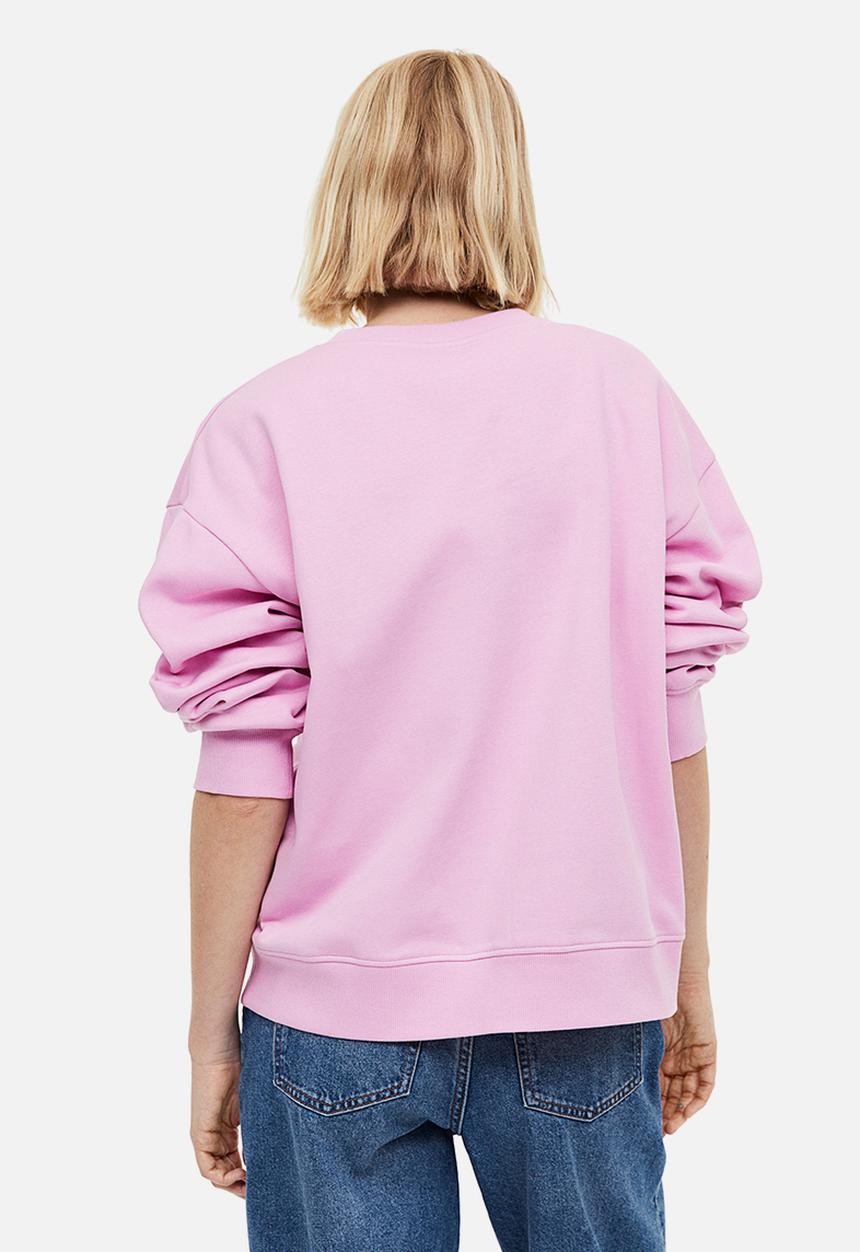 H&M - Crew-neck sweatshirt - light pink/amour