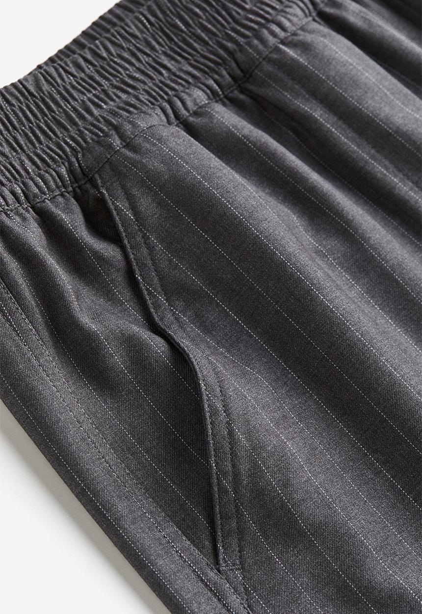 H&M - Wide twill trousers - grey