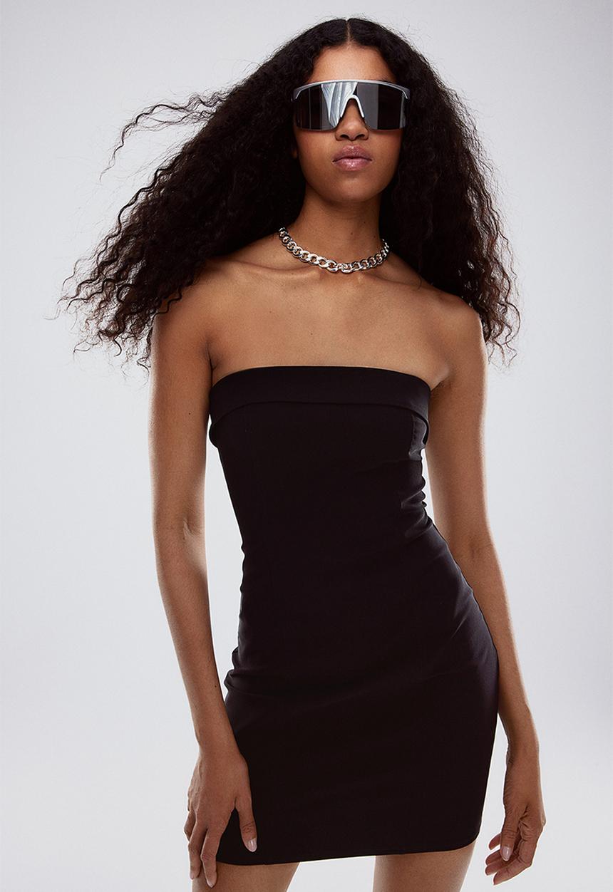 H&M - Bandeau dress - black