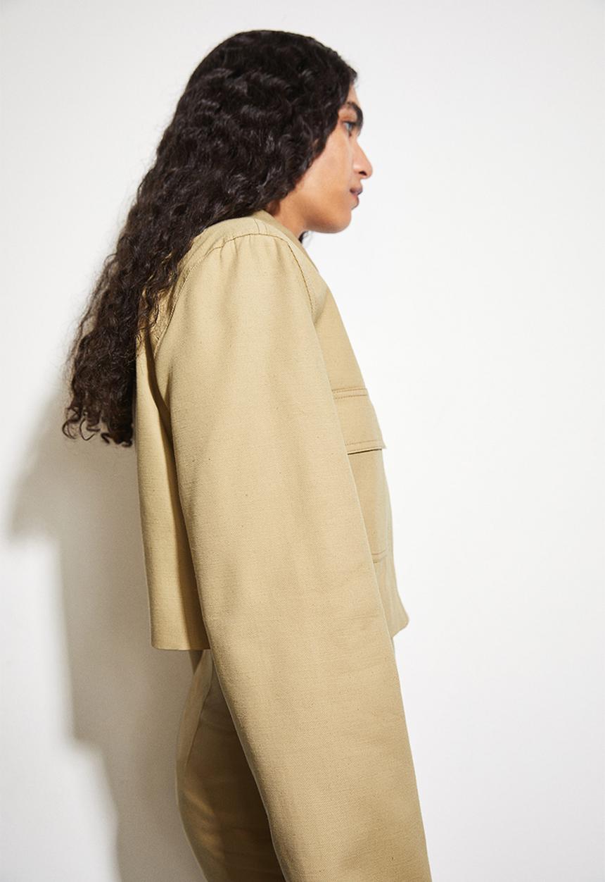 H&M - Cargo jacket - khaki green