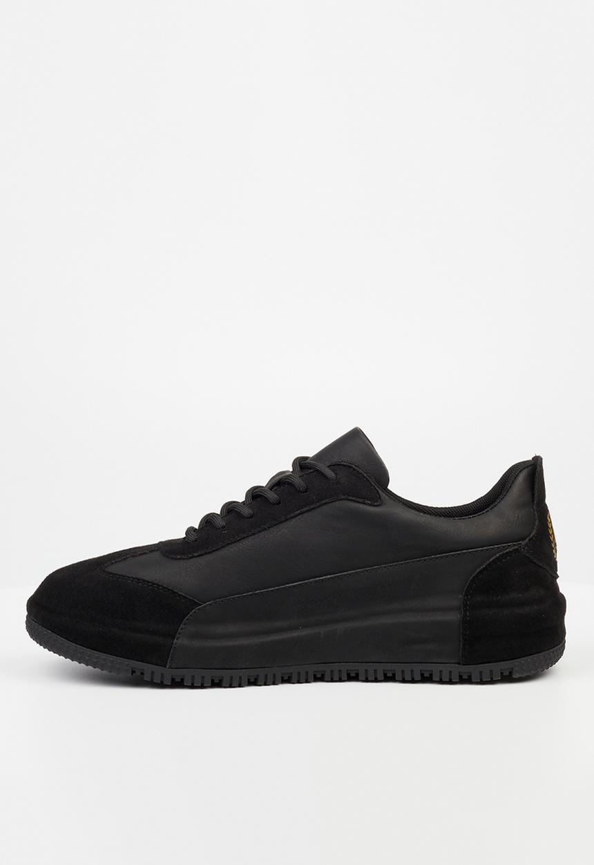 MAZERATA - Perlo 1 faux suede - black