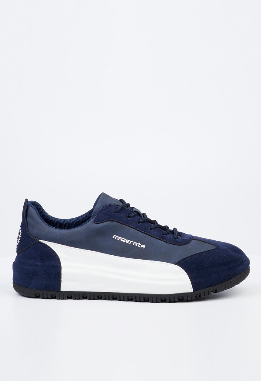MAZERATA - Perlo 1 faux suede - navy