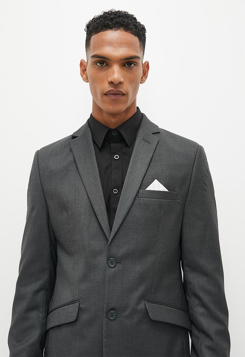 Superbalist - New Slim Fit Suit Blazer - Grey