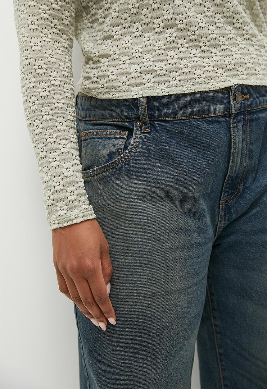 Cotton On - Plus Low Rise Straight Jean - Rust Blue