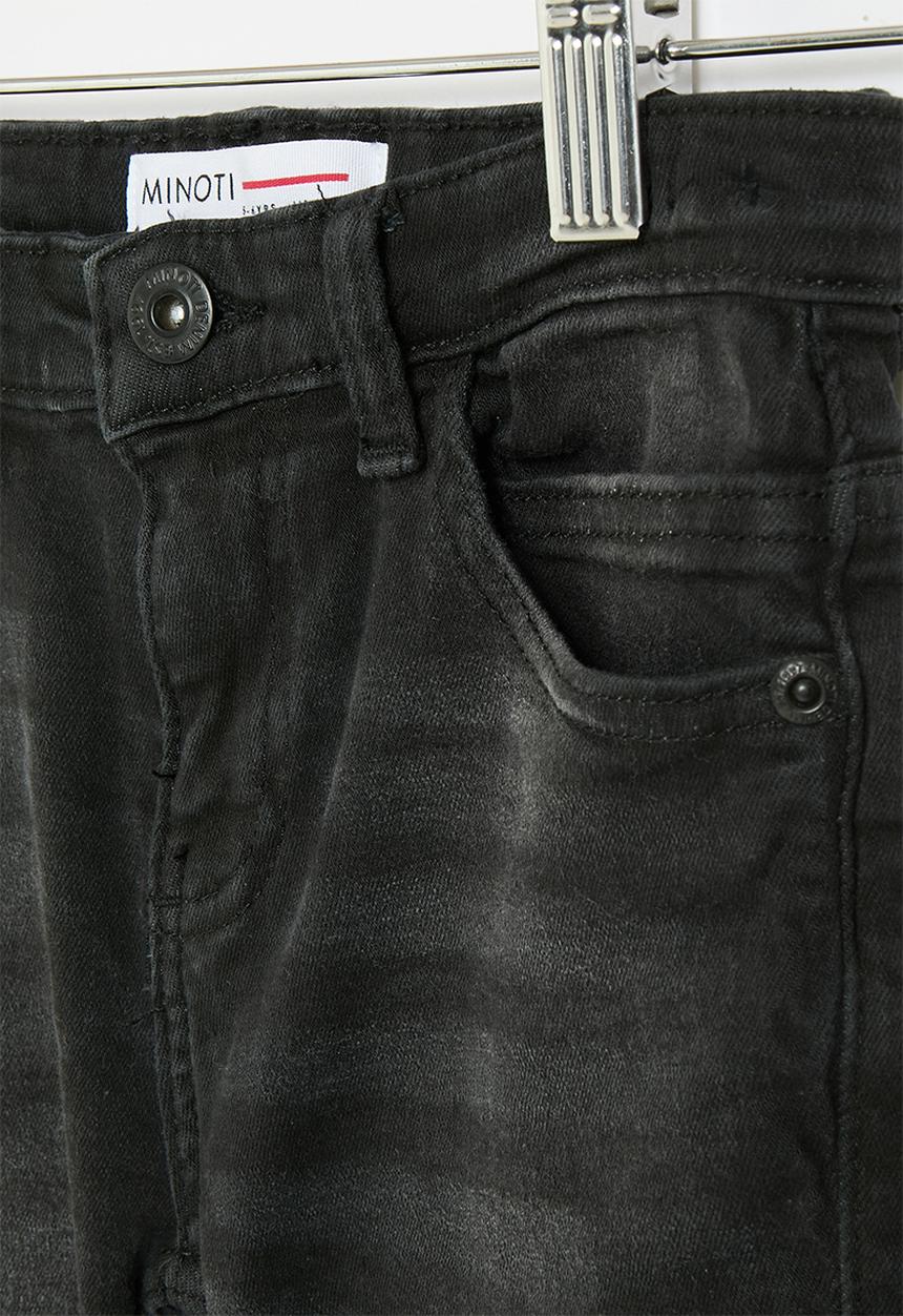 MINOTI - Boys Basic Denim Shorts - Black