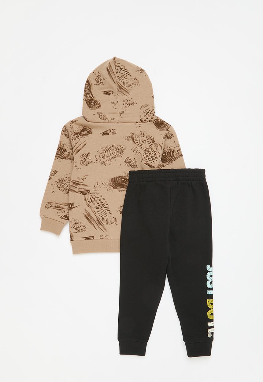 Nike - Nike trend trekker hoodie and joggers set - black