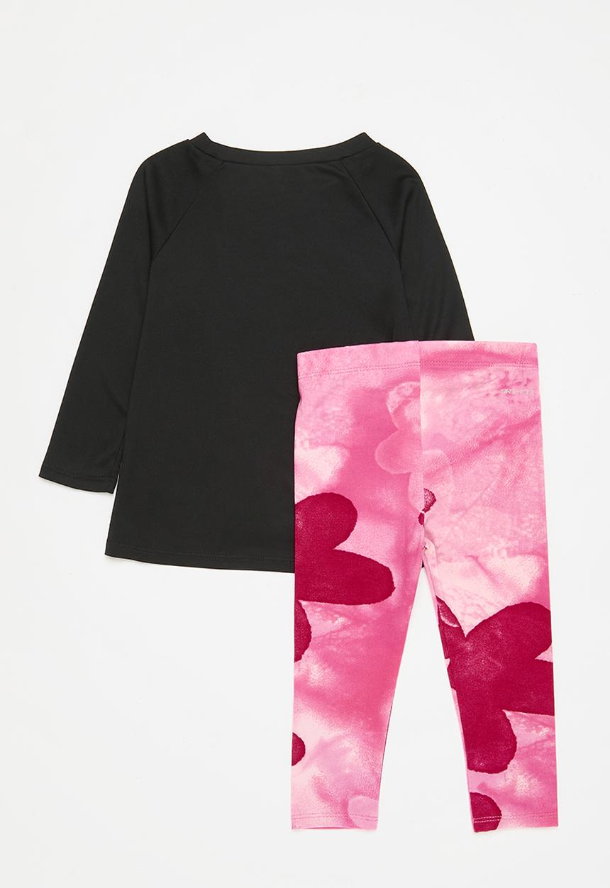 Nike - Nike sci-dye dri-fit top and leggings set - playful pink