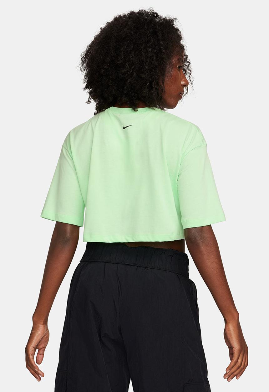 Nike - W Nsw Crop Tee Gls - Vapor Green/Black