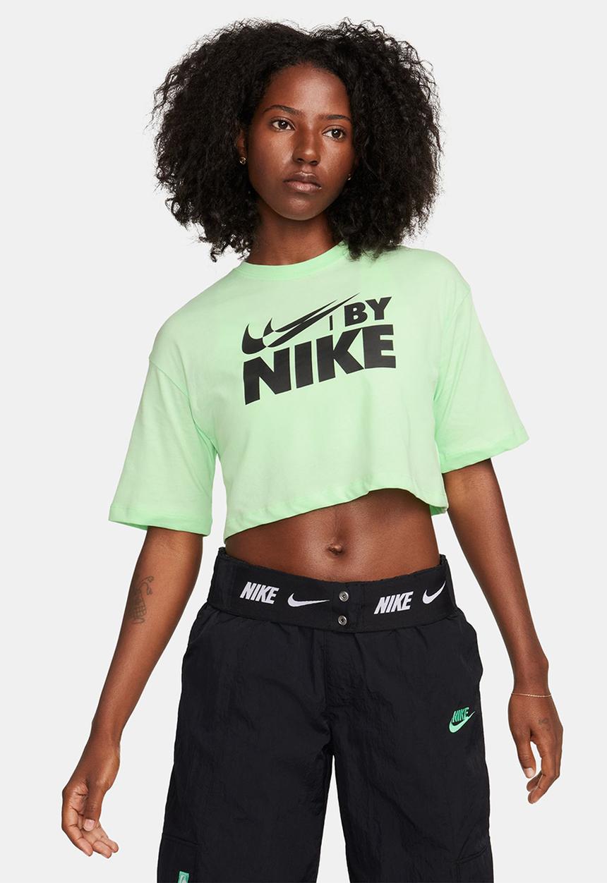 Nike - W Nsw Crop Tee Gls - Vapor Green/Black
