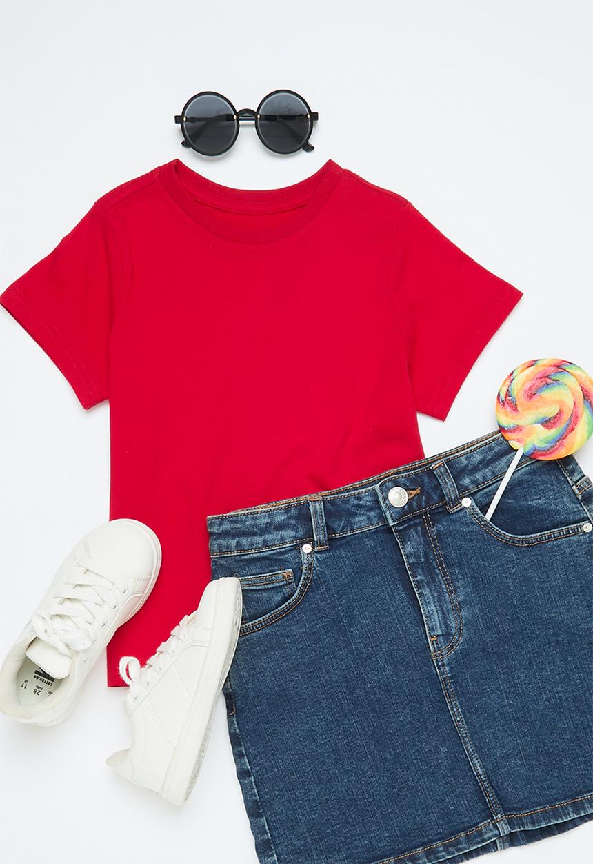 Pop Candy - Basic tee - red