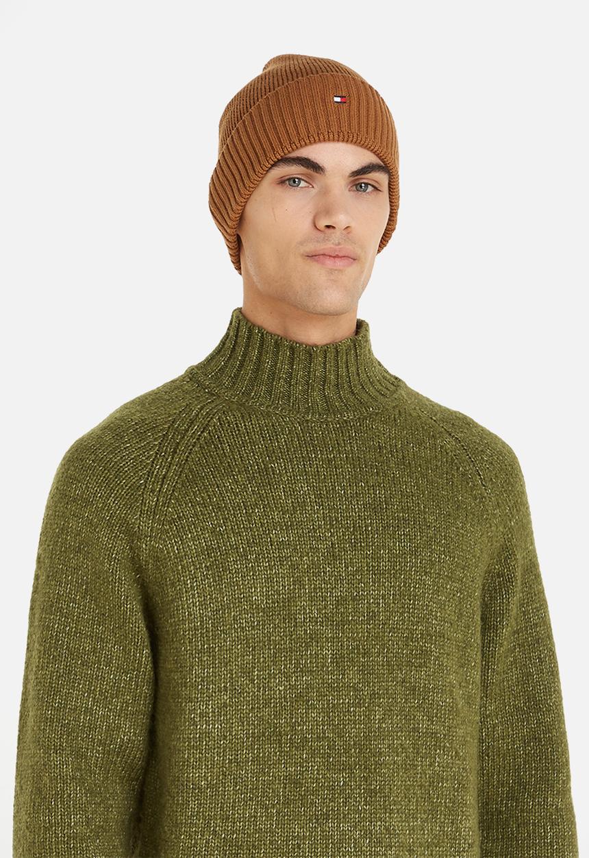 Tommy Hilfiger - Essential flag beanie - desert khaki